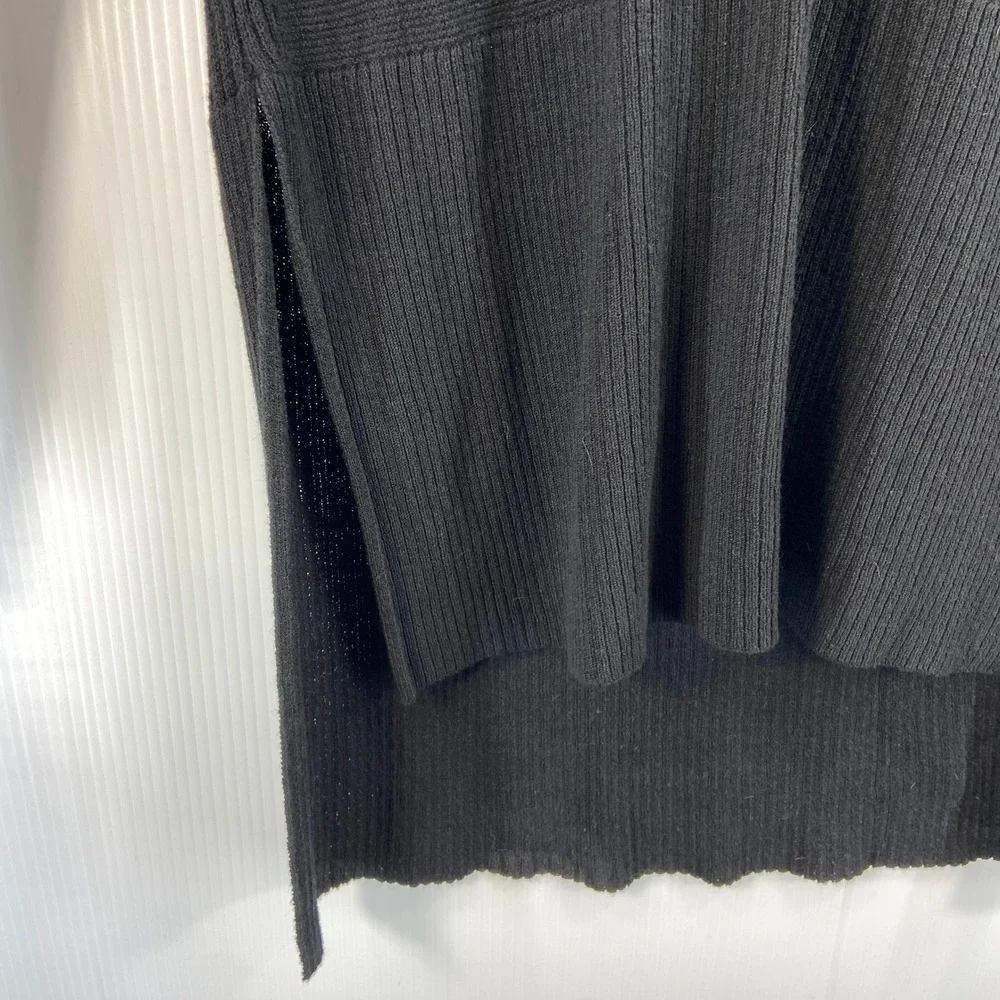 Free‎ People Criss Cross Tunic Knit Sweater Black Womens Medium